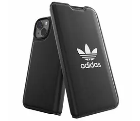 Adidas OR Booklet Case BASIC iPhone 14 schwarz/weiß / Hülle / Buchform / Apple iPhone 14 6,1"