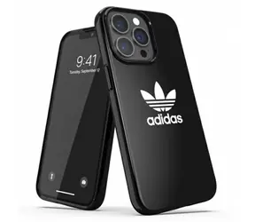Adidas OR SnapCase Trefoil schwarz / Rückseite / Apple iPhone 13 Pro, iPhone 13