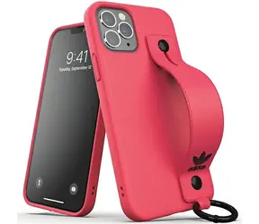 Adidas OR Schutzhülle mit Handschlaufe für iPhone 12/12 Pro, pink / Schutzhülle / mit Handschlaufe / Apple iPhone 12