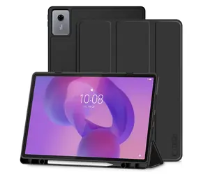 Tech-Protect SmartCase schwarz / Tablet-Hülle / Mit Stiftfach / Für Lenovo Idea Tab PLUS 12.1 TB-361