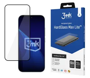 3mk HardGlass Max Lite für XIAOMI 17 und 17 Pro, schwarz / Schutzglas / 9H / 0,3 mm / vollflächige Verklebung