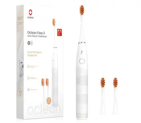Oclean Flow S weiß / Schallzahnbürste / 5 Modi / 76.000 Bewegungen/Min. / IPX7