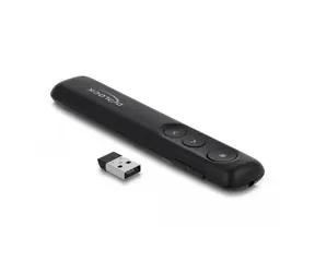 DeLock USB-Laser-Presenter schwarz / Presenter / Laserpointer / USB-Empfänger