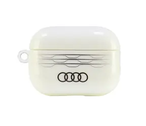 Audi IML Geometrisches Muster weiß / Hülle / Apple AirPods Pro 2