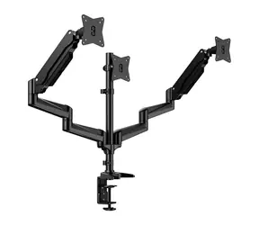 Huanuo HNTS3B-UK / 3-Monitor-Halterung / 17-32" / VESA 75x75 und 100x100 / Tragfähigkeit 7,98 kg/Monitor