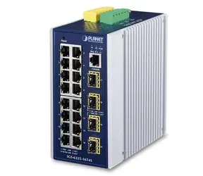 Planet IGS-6325-16T4S / Industrieller L3-Switch / 16x 1Gb RJ-45 / 4X 1G SFP / -40 bis 75°C / IP30
