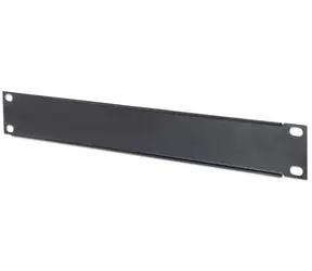Intellinet 10"-Rack, Blindabdeckung, schwarz / Blindabdeckung / 1 HE / 270 x 44,5 x 8 mm / Stahl