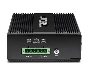 Trendnet TI-UPG62 / Industrie-Switch / 4X Gigabit PoE++ / 2x SFP / 240 W / IP30