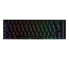 Deltaco GAM-100-DE schwarz / Mechanische Gaming-Tastatur / Kailh Red / RGB / DE-Layout / Bluetooth 5.0 / 2,4 GHz
