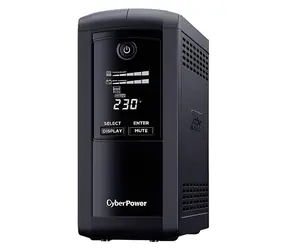 CyberPower Value Pro Serie GreenPower USV schwarz / 1000 VA / 550 W / 6x IEC C13 / LCD