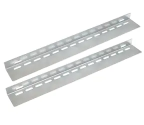 EFB PRO-SGL10 silber / Rackschiene / Tiefe 750 mm / Tragfähigkeit 100 kg / 2 Stück