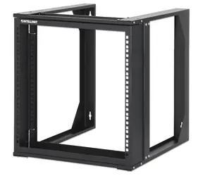 Intellinet 716185 schwarz / Rackrahmen / 19" / 9U / Tragfähigkeit 30 kg