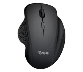Equip 245121 schwarz / Kabellose Maus / 2,4 GHz + Bluetooth / 6 Tasten / 1600 DPI / 500 mAh