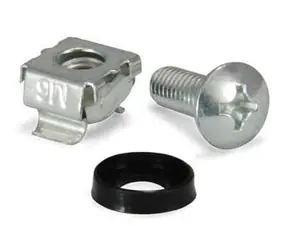 Equip mit Schrauben und Käfigmuttern M6 silber