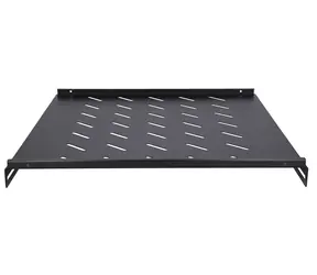 Extralink Rack-Einschub 500 mm schwarz / Rack-Einschub / 19" / 1 HE / 502 x 472 mm / Punktmontage