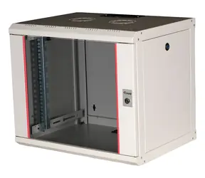 Equip 19"-Wandrack 9U 600x450mm hellgrau / Wandrack / Glastür / abschließbar