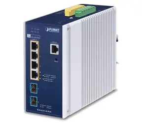 Planet IGS-6325-4UP2X / Industrie-Switch / L3 / 4X 2,5 Gbit/s / 2x 10 Gbit/s SFP+ / PoE 802.3bt 360 W / -40 bis 75 °C / IP30