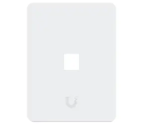 Ubiquiti Universal Wandplatte, 1- Port /Keystone-Steckdosenabdeckung, vertikal, lackierbar, 4er-Set