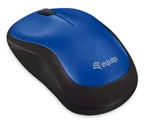 Equip Comfort Mouse blau / Kabellose Maus / optisch / 1200 DPI / 2,4 GHz / USB-Nano-Empfänger