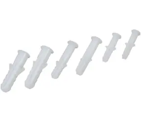 DATACOM Dübel 10 mm grau / Dübel / Kunststoff / 100 Stück