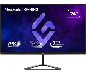 24" ViewSonic VX2479A-HD-PRO Monitor, schwarz, IPS, Full HD (1920 x 1080), 240 Hz, HDR10, 2x HDMI + DP, VESA