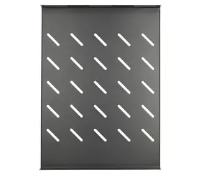 Extralink Rack-Einschub 1HE schwarz / Rack-Einschub / 19" / Tiefe 350 mm / Stahl / für 600 mm Schränke