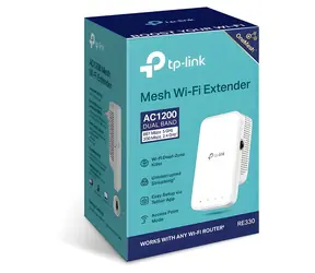 TP-LINK RE335 weiß / WLAN-Repeater AC1200 / 2,4 GHz - 300 Mbit/s / 5 GHz - 867 Mbit/s / 1x LAN