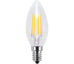 SEGULA LED-Kerze 3,2 W klar / LED-Lampe / E14 / 270 lm / 2700 K / dimmbar