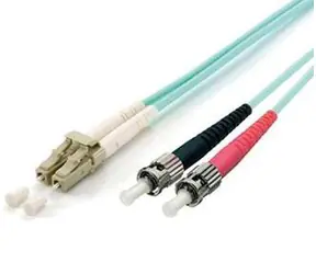 Equip -ST Türkis / Optisches Patchkabel / Multimode OM3 / Duplex / 1 m