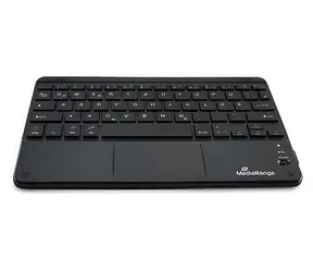 MediaRange MROS130 schwarz / Tastatur mit Touchpad / Bluetooth / QWERTZ / 60 % / Akku