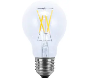 SEGULA 55327 / LED-Lampe E27 / A-Form, klar / 3,2 W / 330 lm / 2700 K / dimmbar