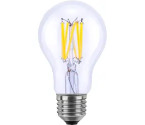 SEGULA Hochleistungs-LED-Lampe, klar, E27, 900 lm, 2700 K, dimmbar