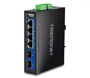 Trendnet TI-G5062 / Switch / 4X 2,5G RJ-45 / 2x SFP+ 10G / Industrie / DIN-Schiene / unmanaged