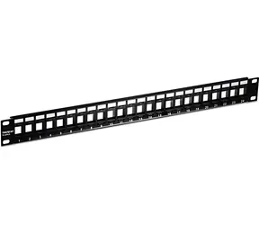 Trendnet TC-KP24 schwarz / Patchpanel / 24 Ports / Cat6 / unbestückt / 1 HE / 19"