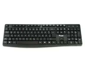 Equip Kabelgebundene Tastatur DE schwarz / Tastatur / USB / 105 Tasten / QWERTZ