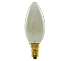 SEGULA Soft Line Milchglas-Kerze / Glühbirne / E14 / 3,2 W / 190 lm / 2200 K / dimmbar
