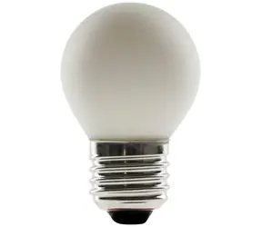 SEGULA LED-Golfballlampe 3,3 W, opal-matt / LED-Lampe / E27 / 200 lm / 2000-2700 K / dimmbar
