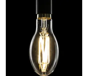 SEGULA LED Ellipse Hochhelle klare Lampe / E27 / 14 W / 1550 lm / 2700 K / dimmbar