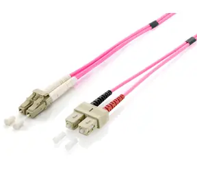 Equip Kabel LC-SC OM4, 5 m, lila / Patchkabel / Multimode / Duplex / LSZH-Mantel