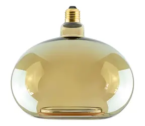 SEGULA LED Floating Oval 200 Gold / Glühbirne / E27 / 4,5 W (28 W) / 300 lm / 2200 K / dimmbar