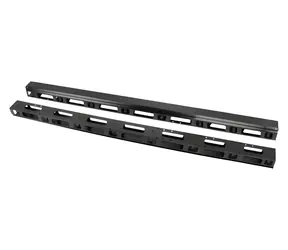 Lanberg Vertikaler Kabelorganizer 37U schwarz / Kabelorganizer / 19"-Rack / 2 Stück / Breite 800 mm