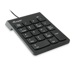 Equip: Schwarz / Numerischer Tastenblock / USB / 18 Tasten / 1,35 m Kabel