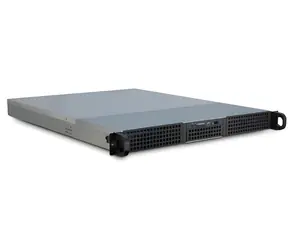 Inter-tech 1U 10255 schwarz / Servergehäuse / 19" / 1U / E-ATX / 9x 2,5" + 3x 3,5" HDD / USB 3.2 Gen 1
