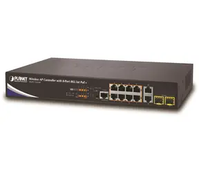 Planet WAPC-1232HP / WLAN-Controller / für 32x AP / 10x LAN / 8x PoE / 2x SFP / L2/L3