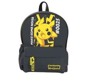 CYP BRAND Pokémon Twilight Champions Pikachu Rucksack / Rucksack / Verstellbare Träger / Seitliche Flaschentasche