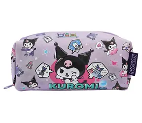 Bluesky Kuromi DPL6 / Federmäppchen für die Schule / Reißverschluss mit Schlaufe