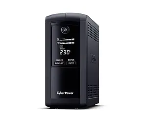 CyberPower VP700ELCD schwarz / USV-Notstromversorgung / Line-Interactive / 700 VA / 390 W / LCD-Display