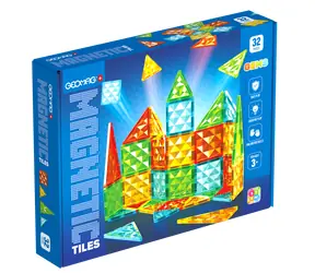 Geomag Magnetbausteine, magnetisches Bauset / 32 Teile / ab 3 Jahren