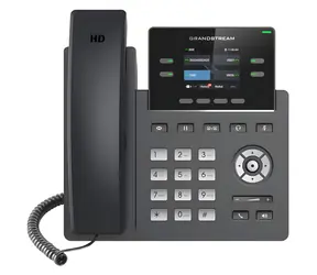 Grandstream GRP2612G / VoIP-Telefon / 2x SIP-Konto / 2,4"-LCD-Display / 16 BLF-Tasten / Gigabit-LAN / PoE