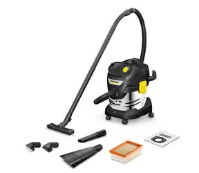 Kärcher WD 4 S Go!Further / Multifunktions-Staubsauger mit Zubehör / 1100 W / 20 l / Nass- und Trockensaugen